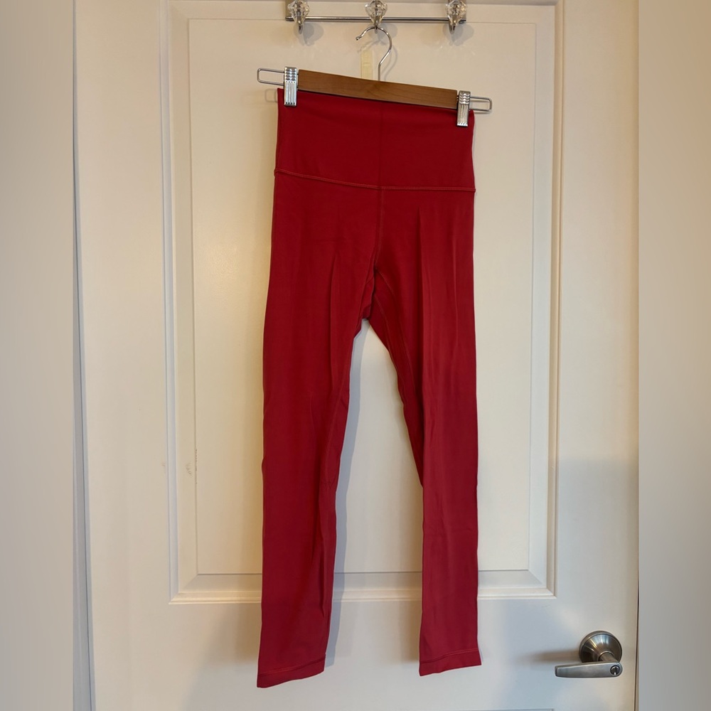 Lululemon Athletica Red Leggings